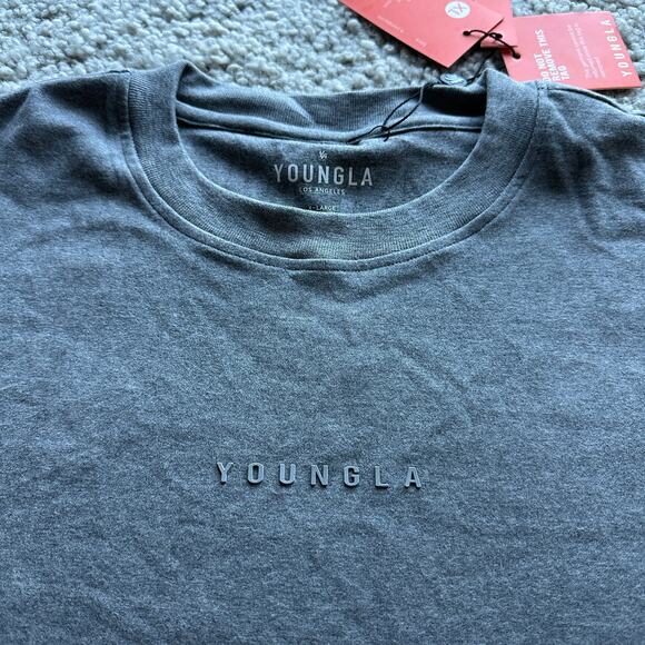 Men's YoungLA YoungLA Thick#450 Cloud Foam Long Sleeve,  XL, NWT, NARDO GREY - Picture 3 of 6